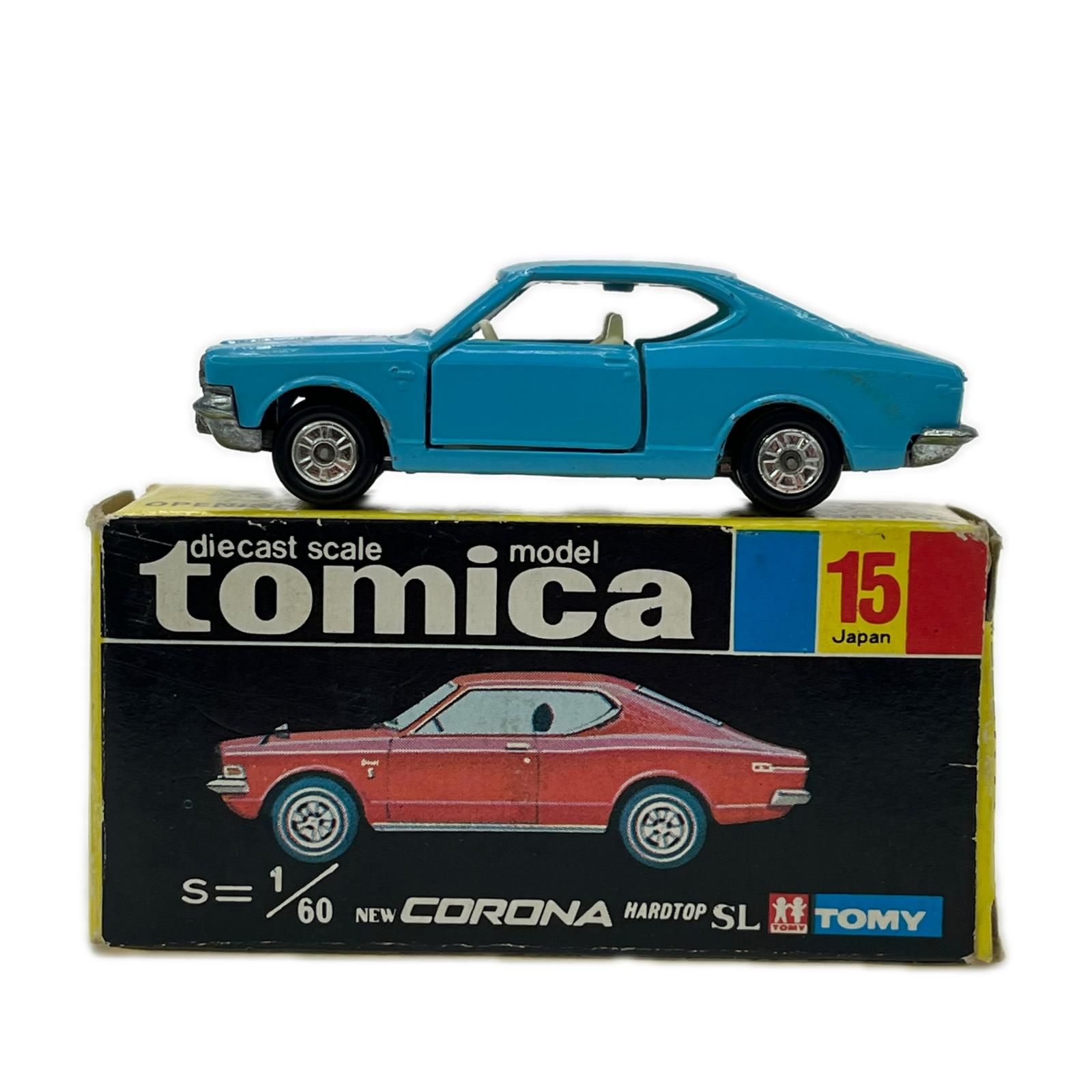 トミカ 黒箱トミカ No.15 ニューコロナ ハードトップSL 1/60スケール 日本製 ライトブルー 8,800円
