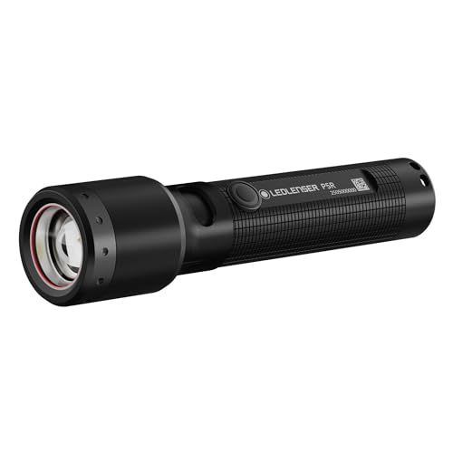 Ledlenser P5R 第四世代 LEDハンドライト 充電式 明るい 750ルーメン USB-C 280m照射 フォーカス機能 コンパクト 軽量99g パワフル 20時間 照射 IP68 完全防水 登録で7年保証 2025年9月発売 信頼のドイツブ送料無料