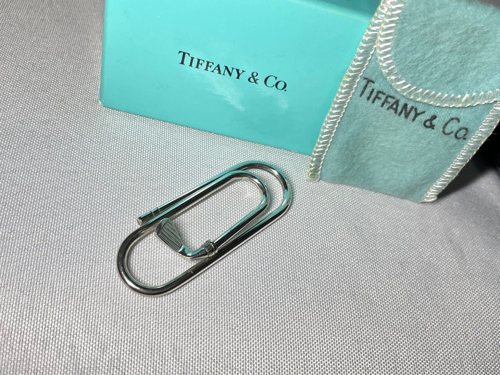 希少 Tiffany ティファニー ゴルフデザイン 鏡面スターリングシルバー SV925 マネークリップ 財布 ウォレット 男女兼用 付属あり