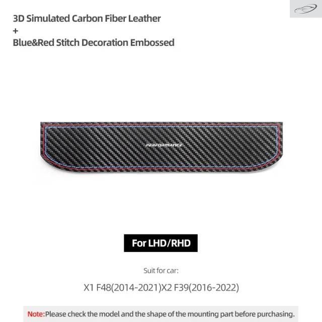 BMW X1 F48 X2 F39用アルカンターラ製ダッシュボード計器パネル防塵パッドトリムカバー Mパフォーマンスインテリア
