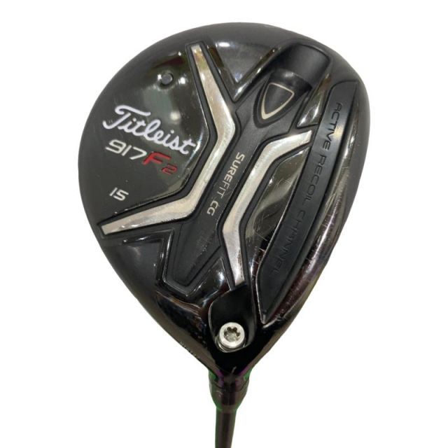 【中古】 タイトリスト 917 F2 15° フェアウェイウッド FW リシャフト (フレックスその他) メンズ 男性用 右利き 右用 Cランク ゴルフクラブ