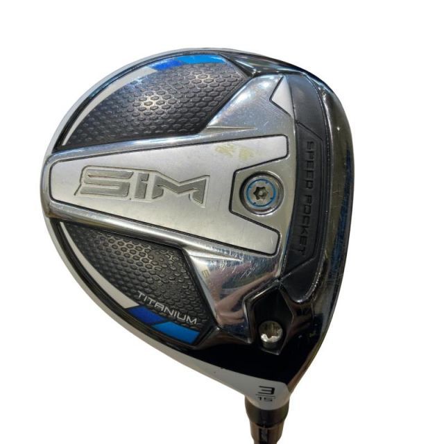 【中古】 テーラーメイド SIM 3W フェアウェイウッド FW Tour AD XC-6 (フレックスS) メンズ 男性用 右利き 右用 Cランク ゴルフクラブ