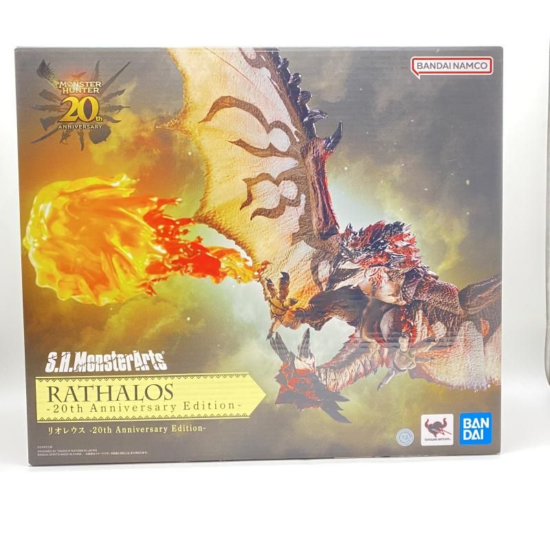 中古】 開封) S．H．MonsterArts リオレウス ‐20th