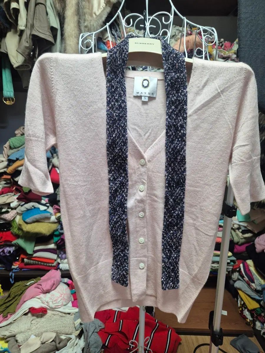 mayle ピンク色 カシミア100