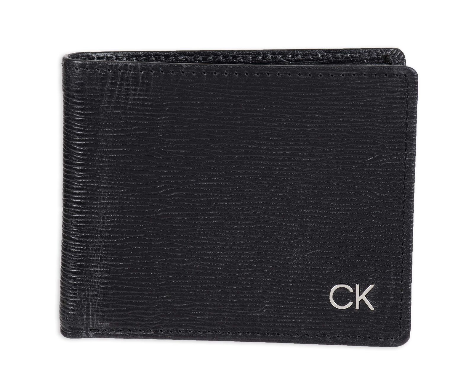 Calvin Klein メンズ RFID マッカレスター 二つ折り財布 ブラック