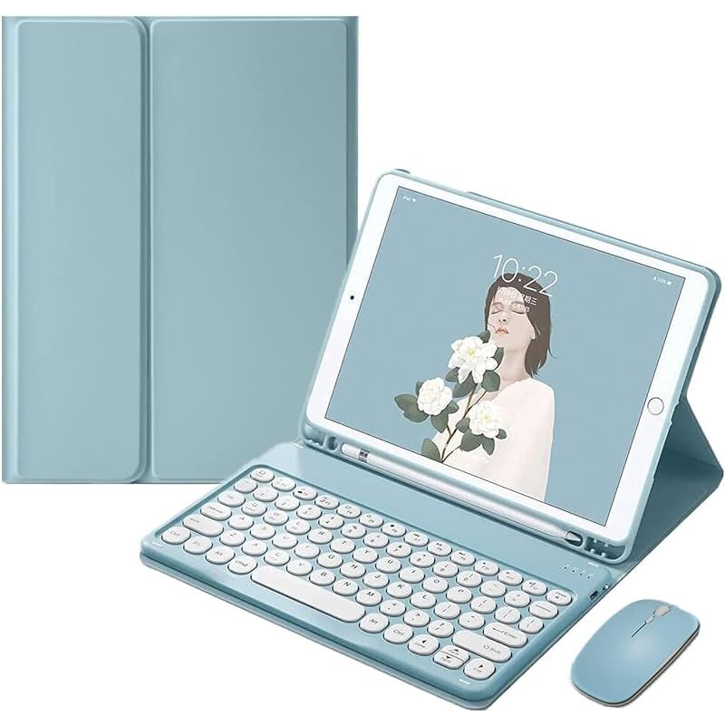 【新品】 マウス付き Galaxy Tab S10 Lite / S10 FE / S9 FE 10.9インチ用 キーボードケース 丸型キー ギャラクシー Tab S9/S8/S7 11インチ用 カラーキーボードケース マグネット 分離式 キャンディーカラー 6,115円