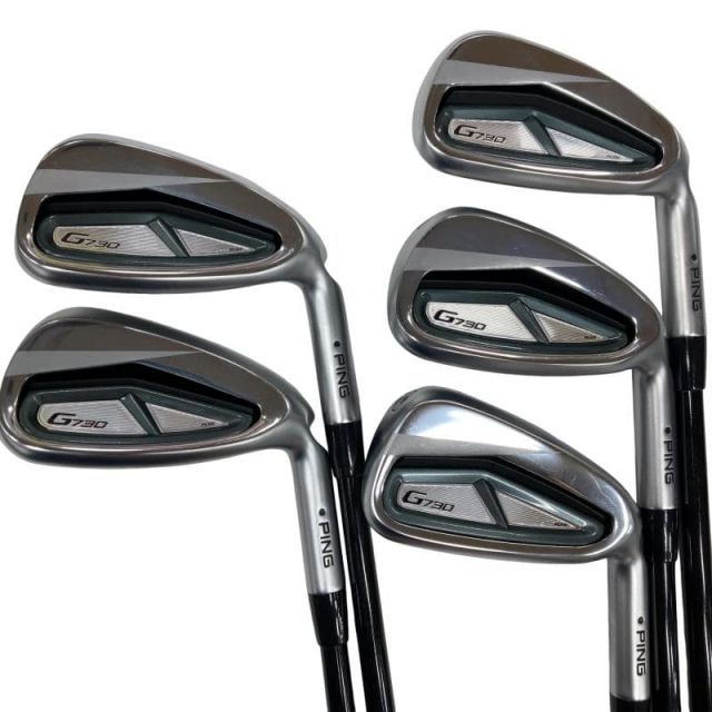 【中古】 ピン G730 7S アイアンセット IR ALTA J CB BLACK(IR) (フレックスR) メンズ 男性用 右利き 右用 Cランク ゴルフクラブ