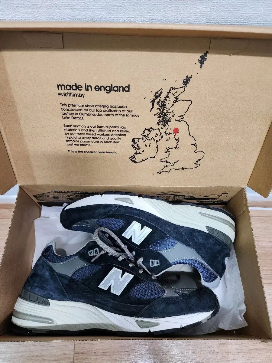 ニューバランス 991 メイド IN UK ネイビー 275