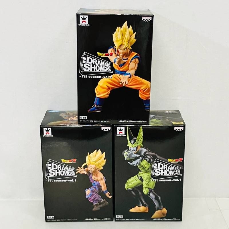 【未開封】 ドラゴンボール Z DRAMATIC SHOWCASE 1st Season Vol.1 2 孫悟空 孫悟飯 セル フィギュア 3体 まとめ セット / DRAGON BALL バンプレスト 8,400円