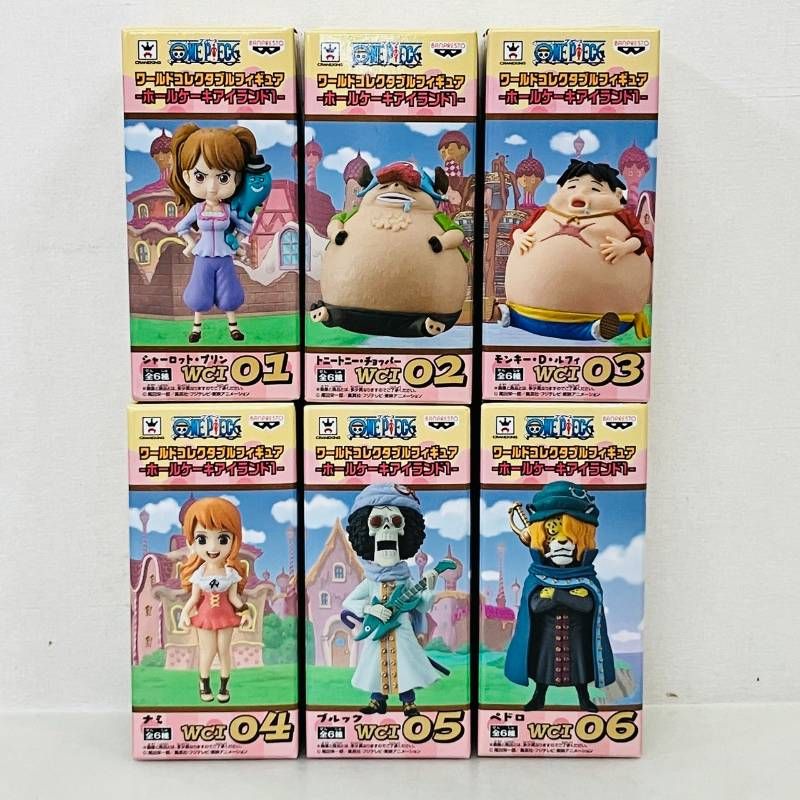 新品未開封　ワンピース　コレクタブル ホールケーキアイランド1 全6種セット 未開封】 ワンピース ワーコレ ワールドコレクタブルフィギュア ホール