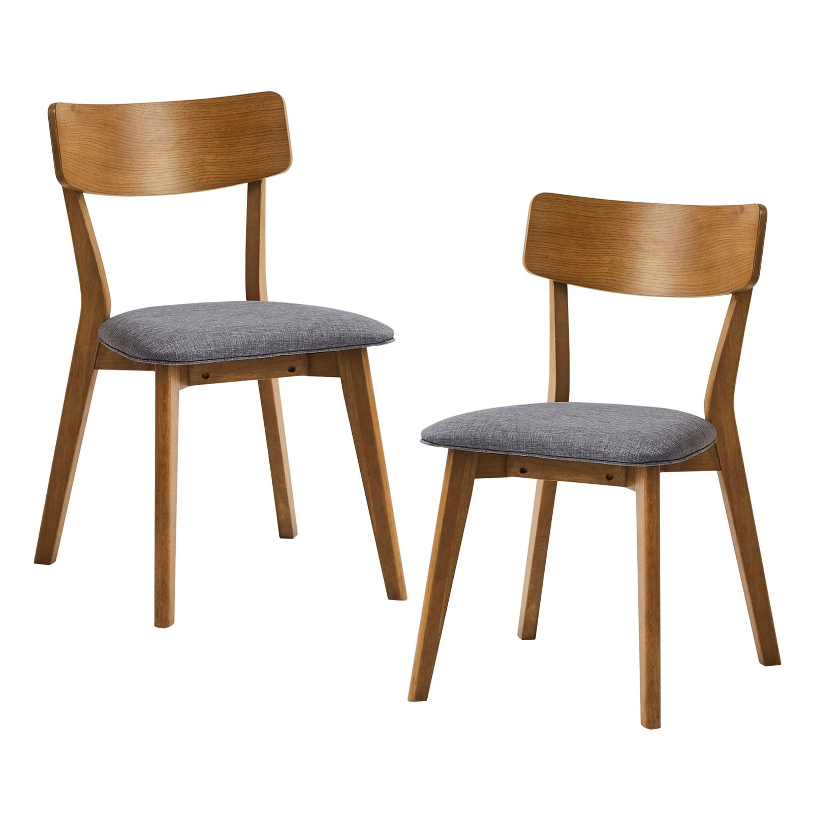 関家具(Sekikagu) 大川家具 ダイニングチェア ブラウン 座面高46(cm) 座面布 ピンゴ 2脚入り 331563