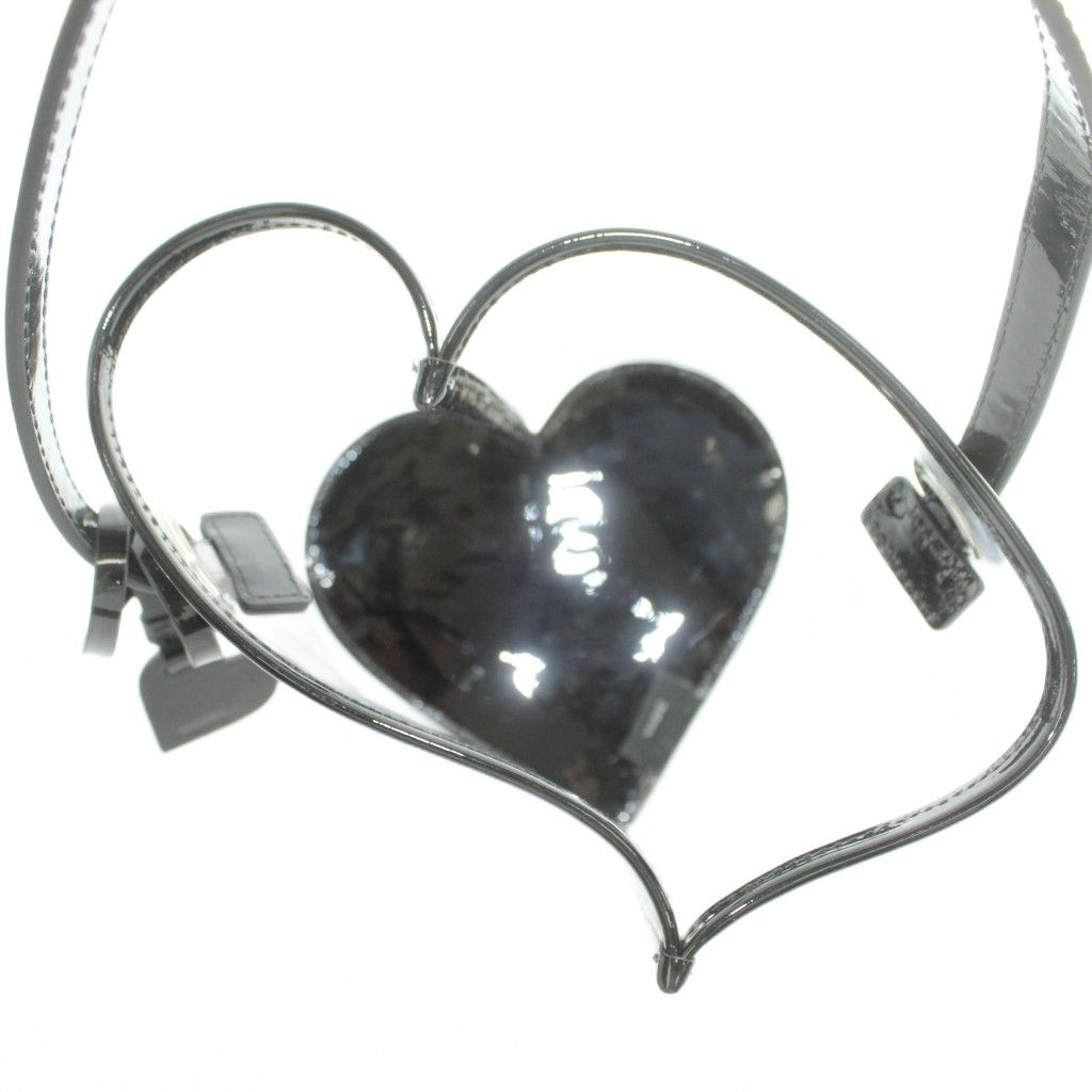 vasic Heart Clear Bucket ブラック ヴァジック VASIC Heart Clear Bucket ハンドバッグ ハート柄 黒