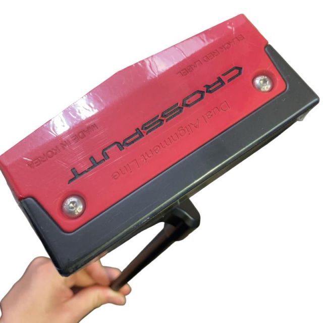 【中古】 CROSSPUTT CROSSPUTT RED BLACK LABEL(レッド) 34インチ パター PT スチール (フレックスその他) メンズ 男性用 右利き 右用 Nランク ゴルフクラブ
