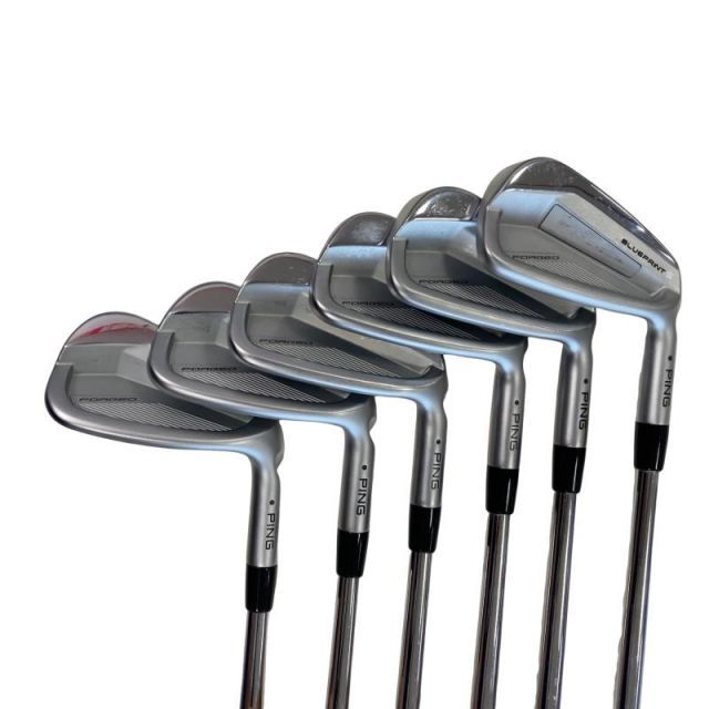 【中古】 ピン BLUEPRINT S 8S アイアンセット IR 純正特注シャフト (フレックスS) メンズ 男性用 右利き 右用 Cランク ゴルフクラブ