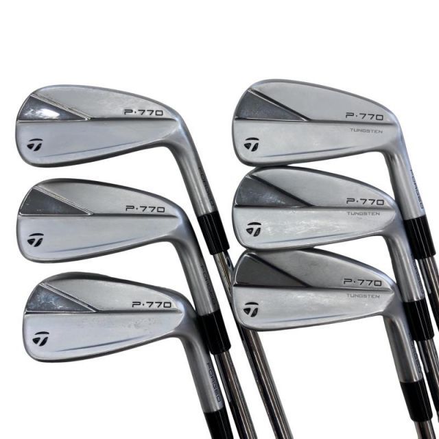 【中古】 テーラーメイド Taylor Made P・770(2023) 6S アイアンセット IR 純正特注シャフト (フレックスS) メンズ 男性用 右利き 右用 Cランク ゴルフクラブ