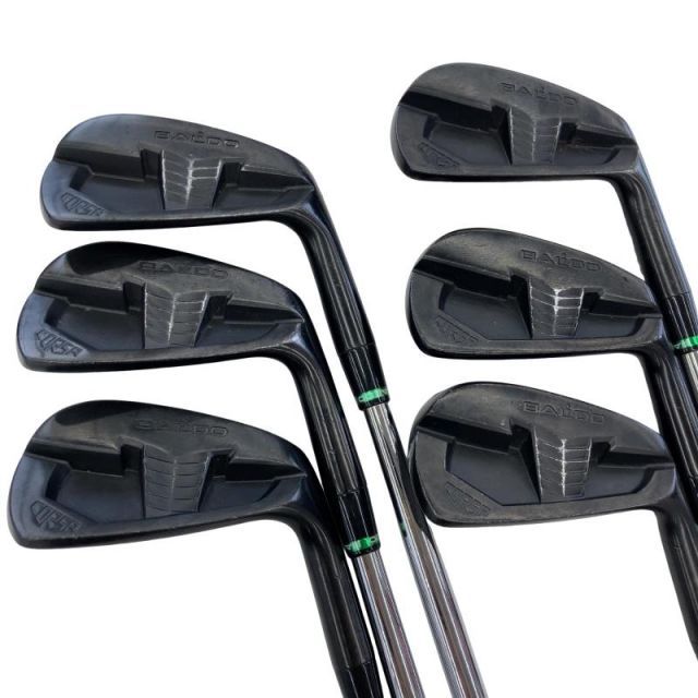 【中古】 BALDO CORSA FORGED IRON TYPE DC ブラックナイト 6S アイアンセット IR 純正特注シャフト (フレックスその他) メンズ 男性用 右利き 右用 Dランク ゴルフクラブ