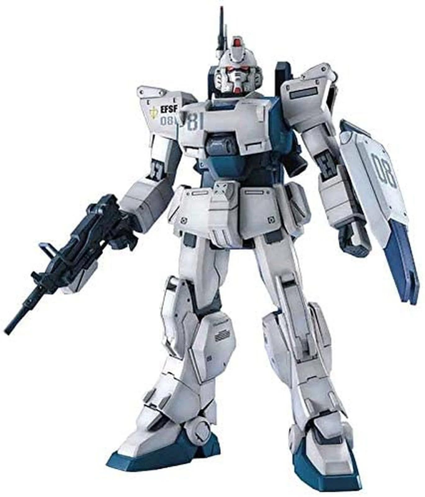 MG 機動戦士ガンダム 第08MS小隊 RX-79(G)Ez-8 ガンダムイージーエイト 1/100スケール 色分け済みプラモデル