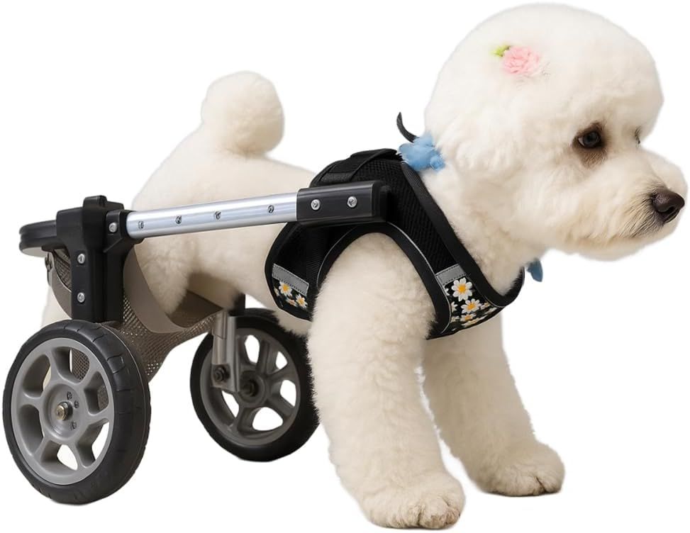 YEMAOLV犬用車椅子2輪歩行補助ハーネス後肢ペット小型中型大型犬リハビリ介護怪我散歩小動物コーギービーグル歩行サポートカート