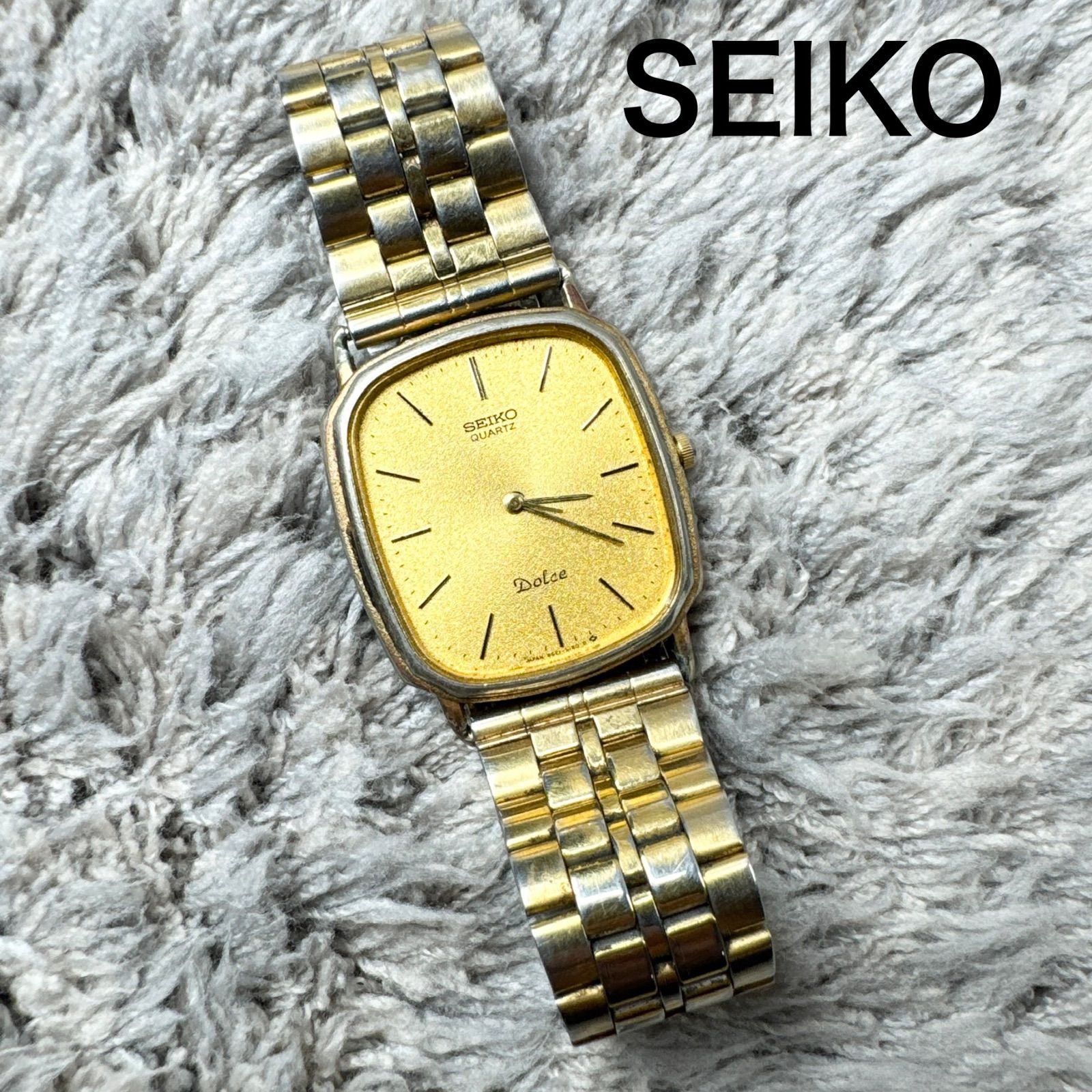 ジャンク品】SEIKO セイコー ドルチェ Dolce メンズ クォーツ 9521 