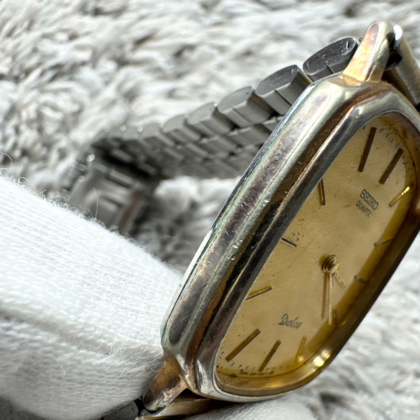 ジャンク品】SEIKO セイコー ドルチェ Dolce メンズ クォーツ 9521 