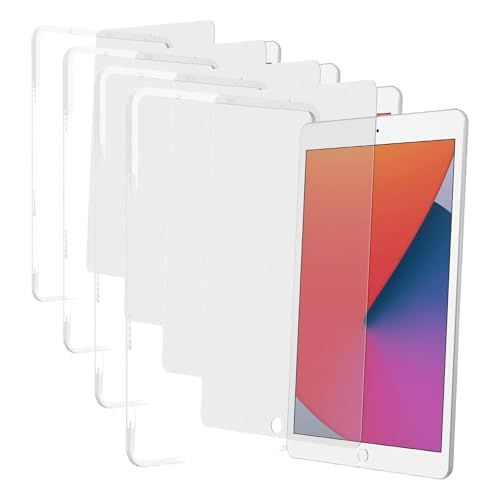 NIMASO アンチグレア iPad 10.2 用 9世代 / 8世代 / 7世代 対応 ガラスフィルム 液晶 保護 フィルム ガイド枠付き NTB20G87 (× 4)送料無料 8,909円