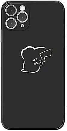 iPhone 7/8/Se2/Se3 Case, Cute Character, Smartphone Case, Full Protection, Impact Resistant, Anti-Scratch, Yellowing Prevention, Stylish, Cute, Compatible with All Popular Models, Cell Phone Cover, Protective Cover (iPhone 7/8/Se2/Se3, Black)