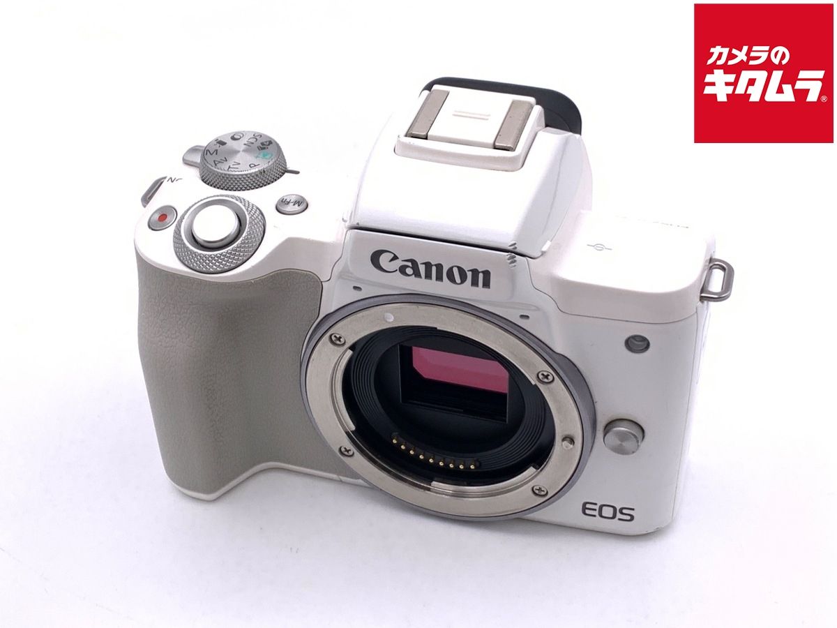 【中古】 【並品】 キヤノン EOS Kiss M ボディ ホワイト