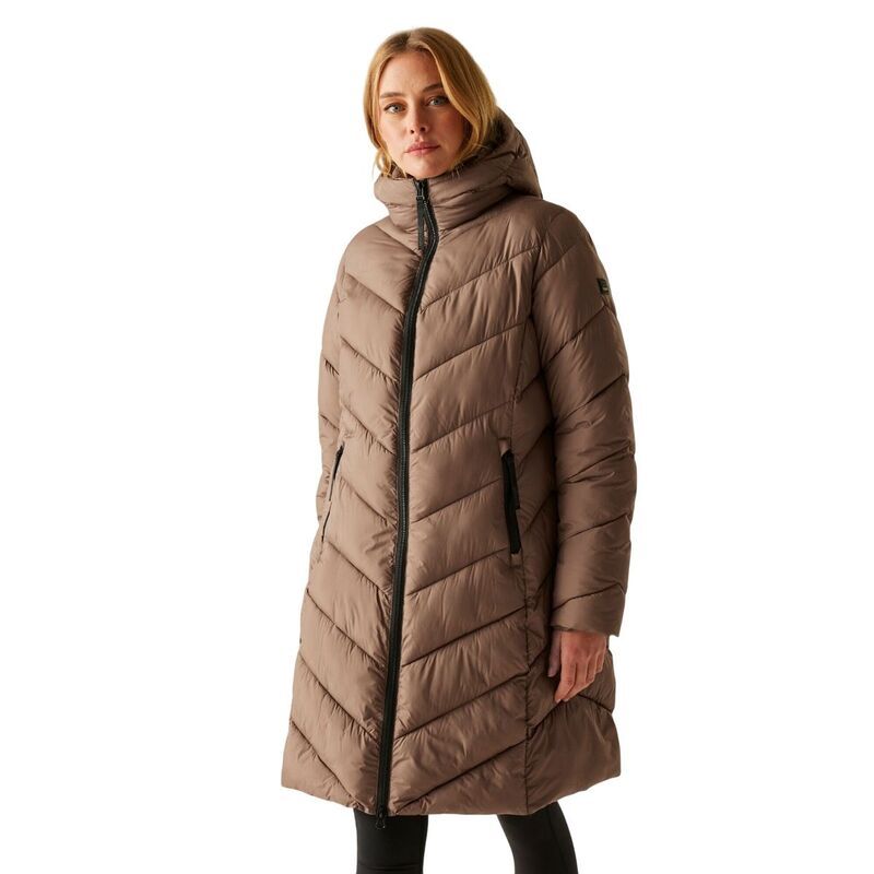 【送料無料】 レガッタ レディース ジャケット・ブルゾン アウター Regatta WomensLadies Anita Padded Jacket Brown