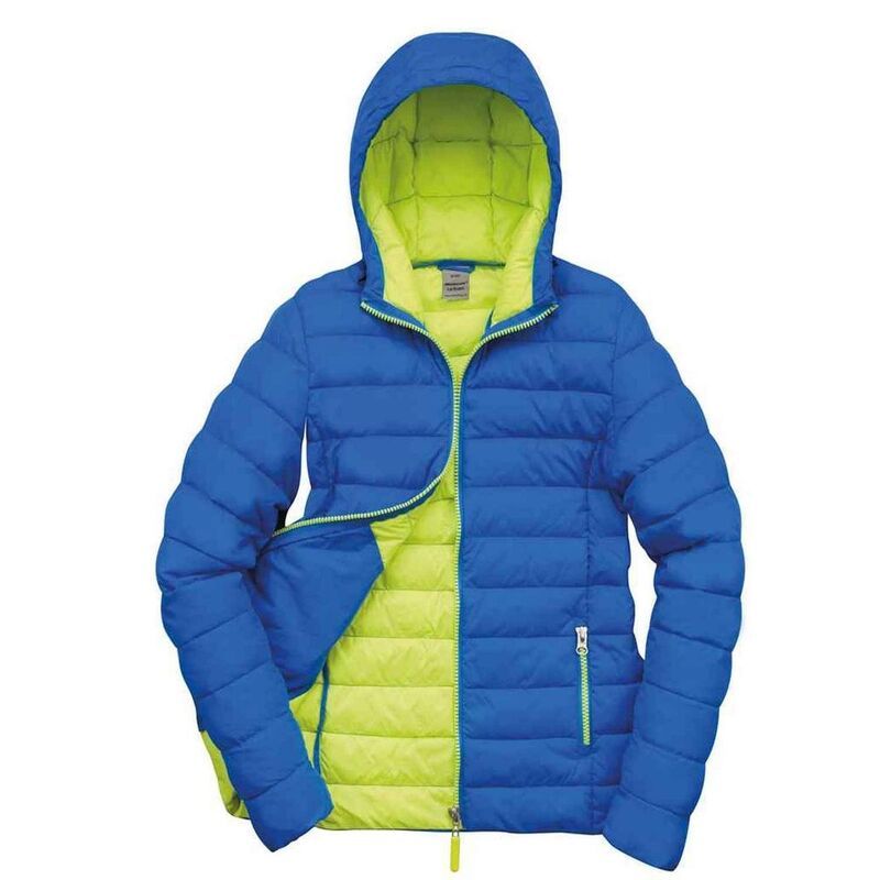 【送料無料】 リザルト レディース ジャケット・ブルゾン アウター Result Urban WomensLadies Snow Bird Padded Jacket Ocean Blue And L