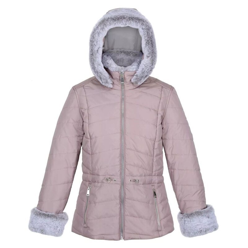 【送料無料】 レガッタ レディース ジャケット・ブルゾン アウター Regatta WomensLadies Willabella Faux Fur Trim Jacket Lilac Chalk