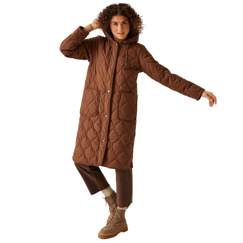 【送料無料】 レガッタ レディース ジャケット・ブルゾン アウター Regatta WomensLadies Jaycee II Padded Jacket Dark Brown