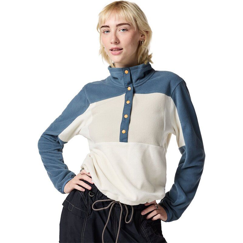 【送料無料】 コートパクシー レディース ジャケット・ブルゾン アウター Encima Fleece Pullover Womens Slate and Chalk