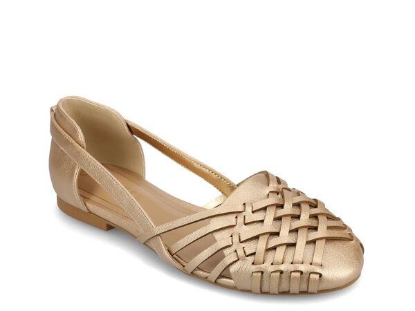 ジャーニー レディース シューズ サンダル Journee Ekko Huarache Sandal Gold Metallic ゴールド