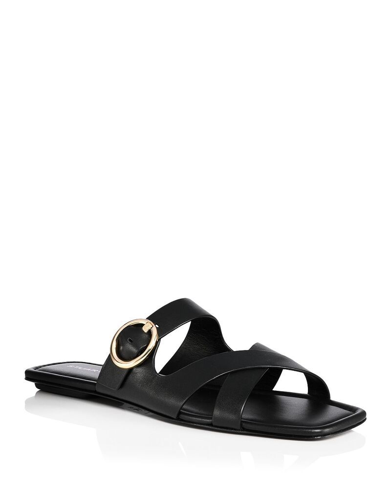 スチュアート ワイツマン レディース シューズ サンダル Stuart Weitzman Womens Villa Slide Sandals Black ブラック 43,420円