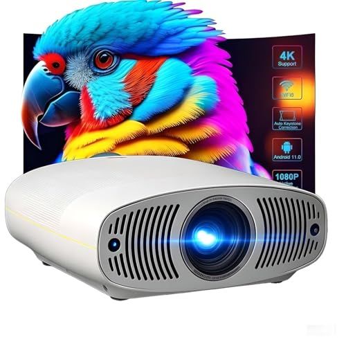 ★新品★【 超高輝度50000lm 1300ANSI 天井吊り対応 公式GoogleTV/Netflix搭載】 プロジェクター 150インチ投影 ぷろじえくたー 家庭用 1080P 明るい部屋でも使えるプロジェクター ビジネス AI音声操作 b1cd25ce 39,728円