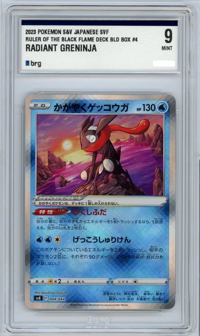 ポケモンカード ディノ・イチャン 輝くゲッコウガ 一般版 Brg9級