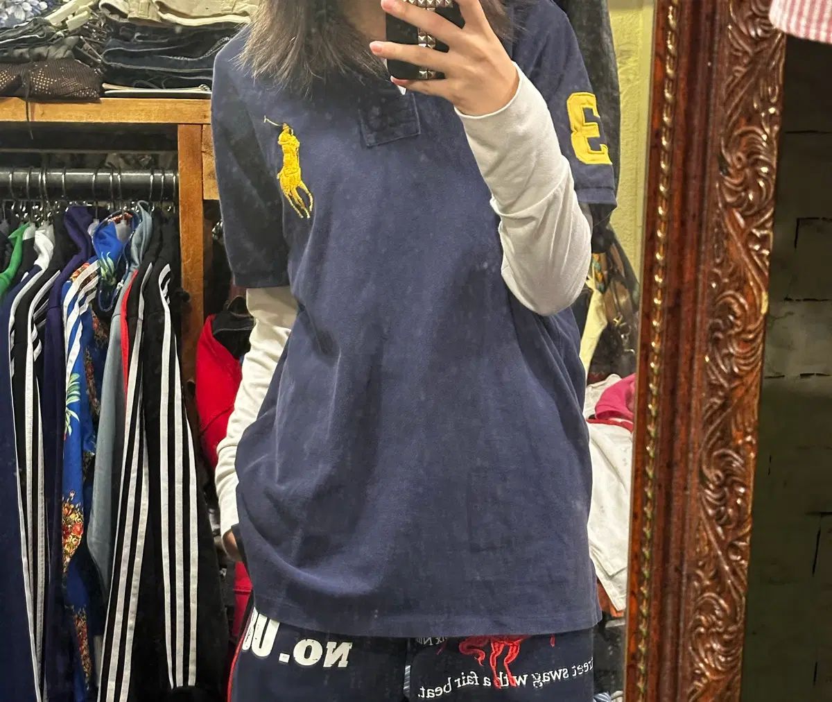 ビックポニー ネイビー オーバーサイズ ヴィンテージ 出品
