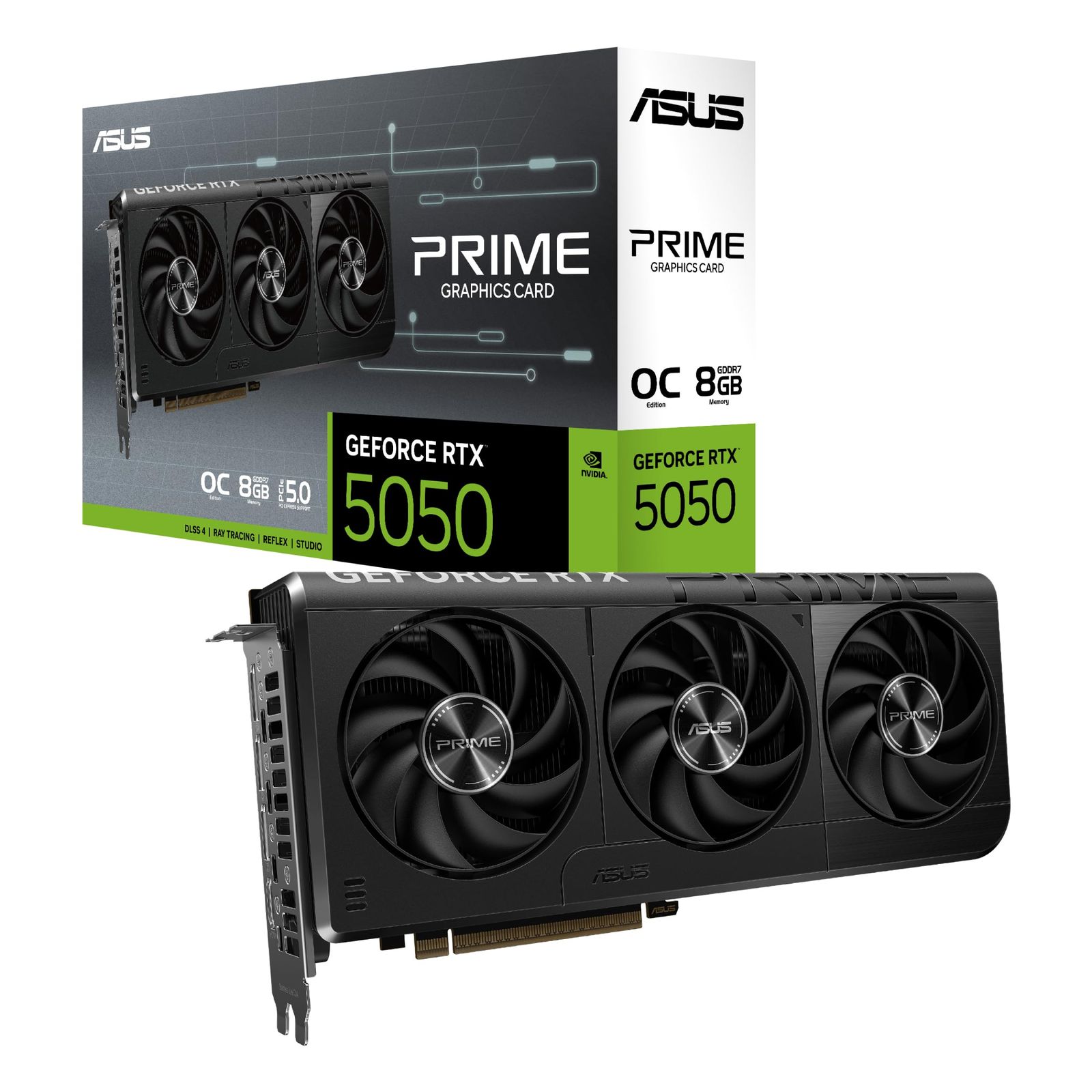 ASUS PRIME GeForce RTX 5050 8GB GDDR6 OC エディション PRIME-RTX5050-O8G 国内正規代理店品 [PRIME RTX5050]