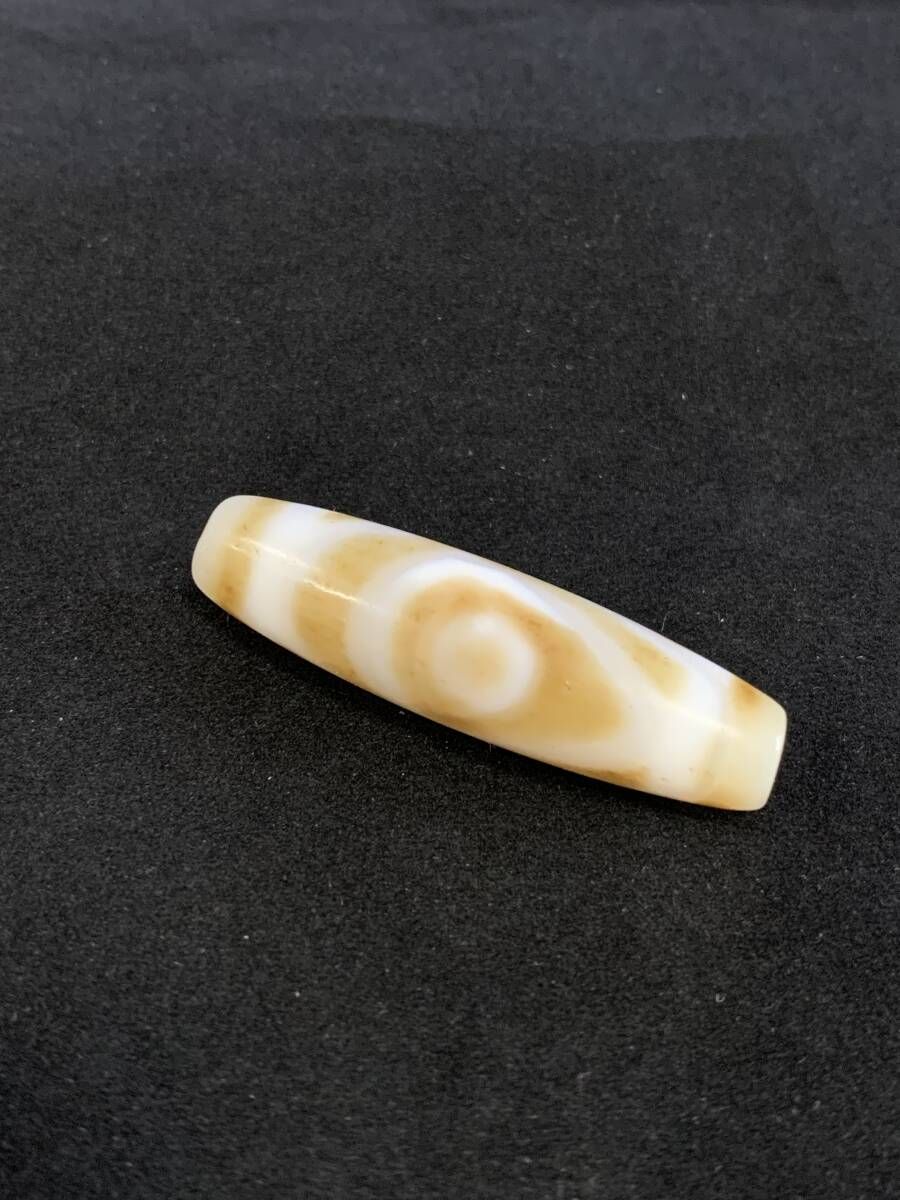 Dzi Beads ジービーズ 特殊 三眼天珠 チベタン チベット Three eyed
