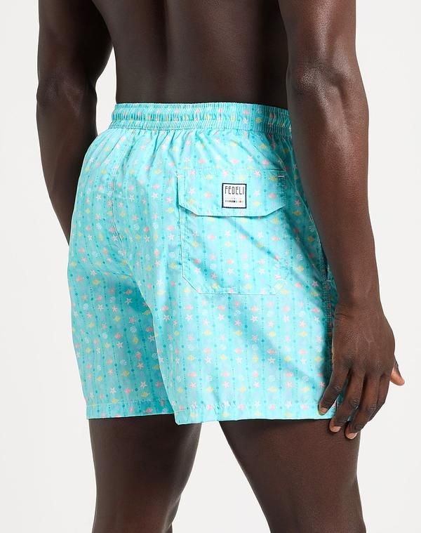 【新品／未使用】FEDELI フェデーリ スイムショーツ 水着 メンズ フェデーリ メンズ 水着 ハーフパンツ・ショーツ FEDELI Turquoise