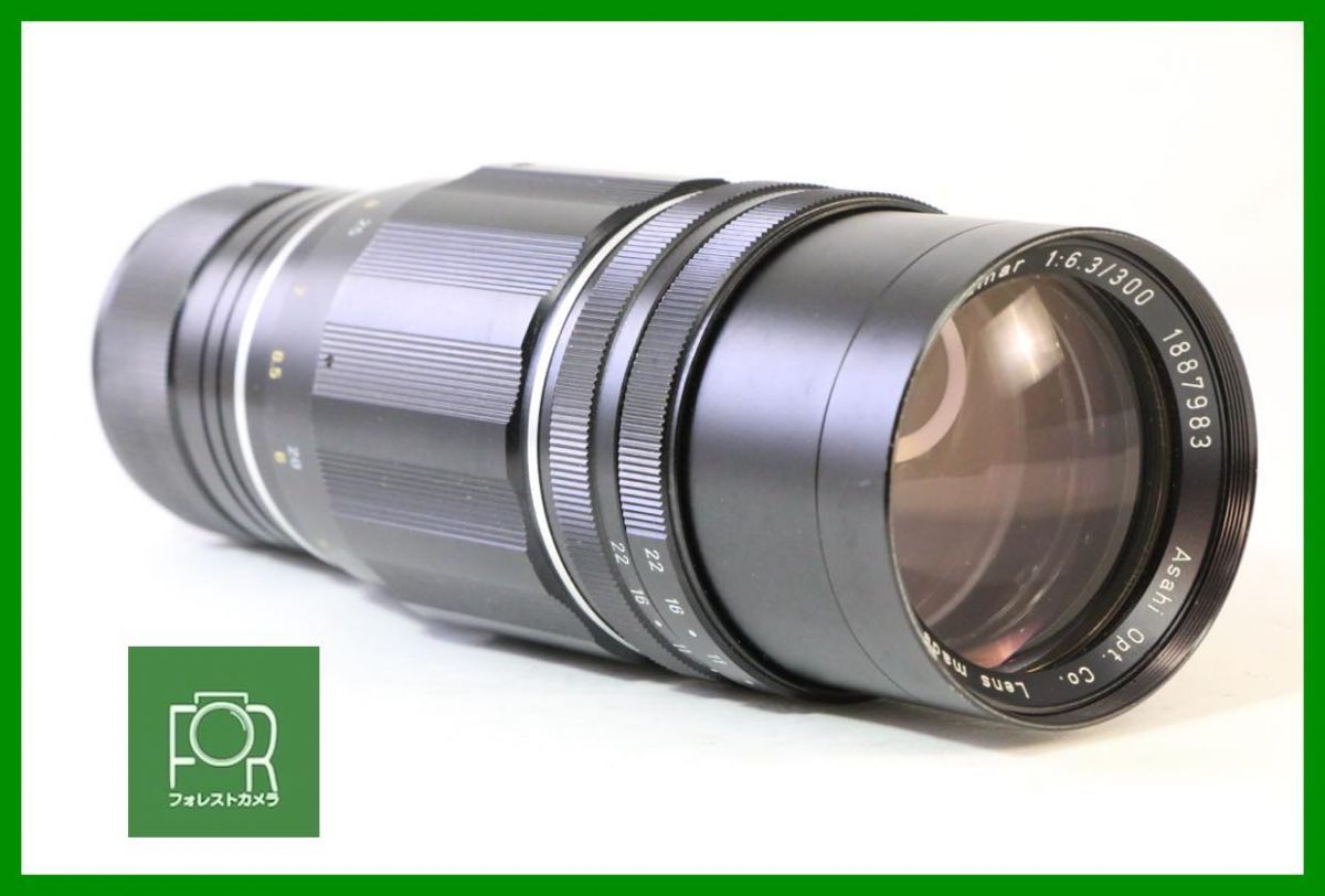 【動作保証・点検済】良品■ペンタックス PENTAX Tele-Takumar F6.3 300mm 初期型■109