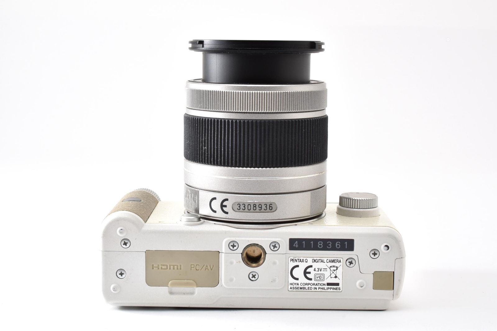 ☆良品 ショット数3571回☆ ペンタックス PENTAX Q ホワイト + 02