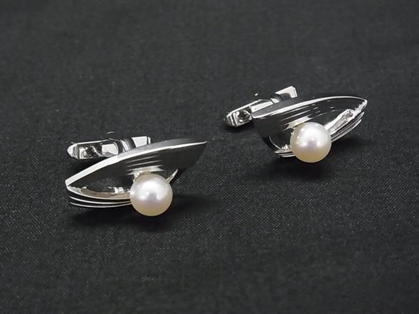 □美品□ MIKIMOTO ミキモト 本真珠 アコヤ真珠 パール 約7mm SV925