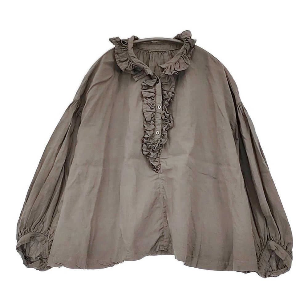ネストローブ近江晒しフラワーカラーブラウス nest Robe UPCYCLELINO 近江晒しフラワーカラーブラウス 定価25300円