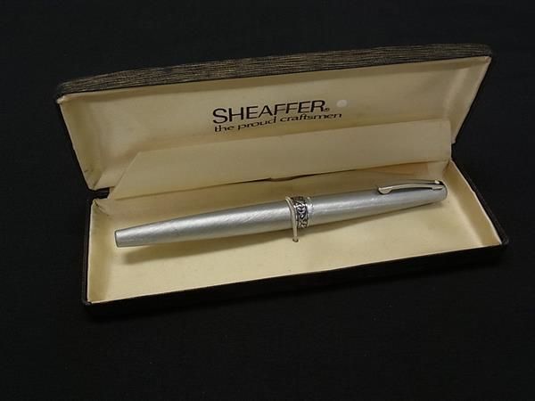 ■Beautiful Goods■ SHEAFFER Sheaffer 620 Fountain Pen Writing Tool Stationery Stationery Men's Women's Silver DP5645