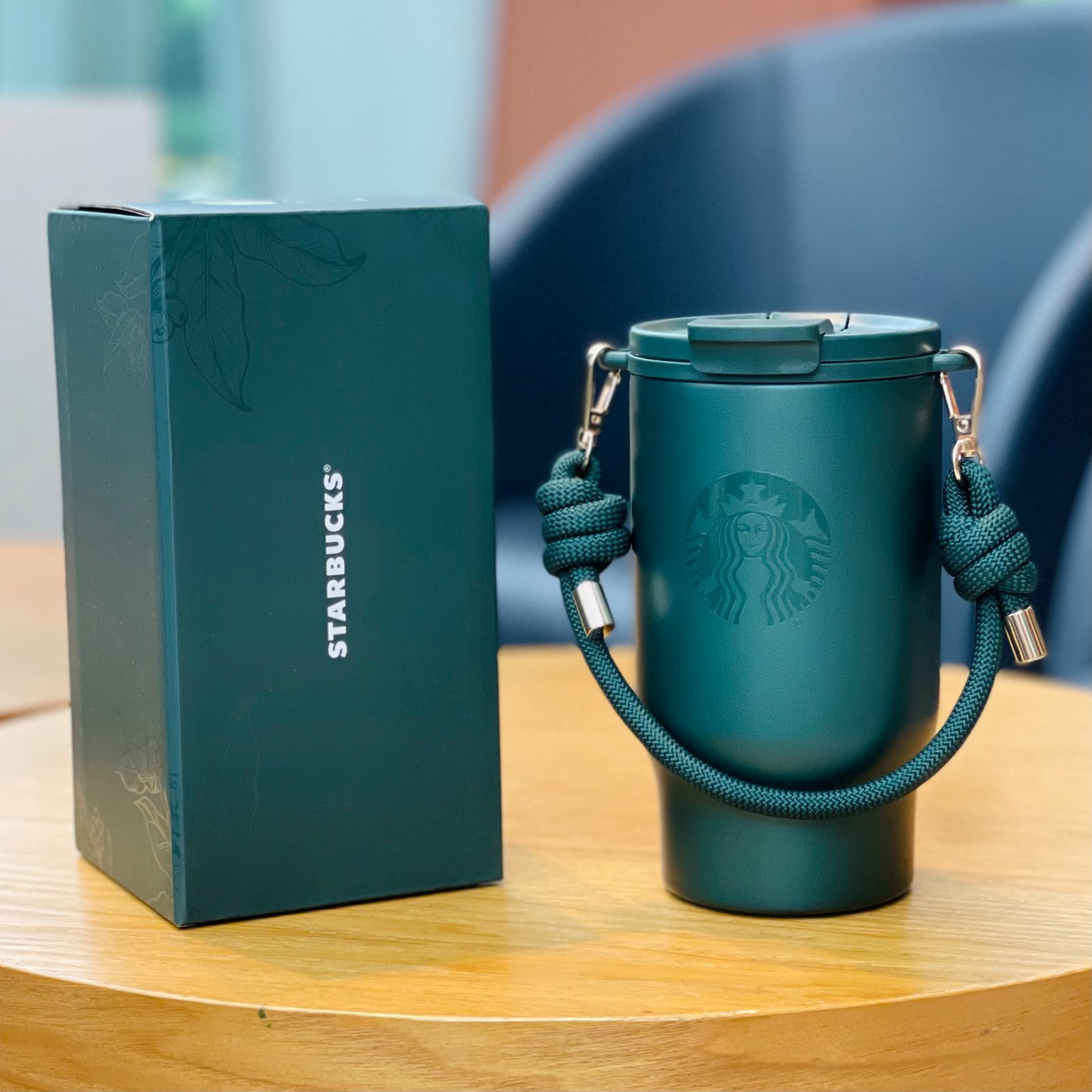 Starbucks スターバックス 中国限定 570ml ダークグリーン ステンレス