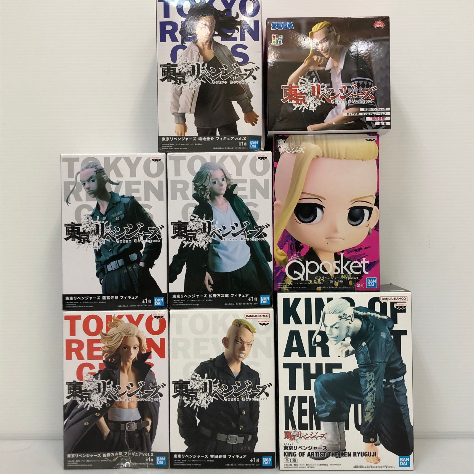 △100 東京リベンジャーズ フィギュア まとめ ※箱ダメージ大 未開封品