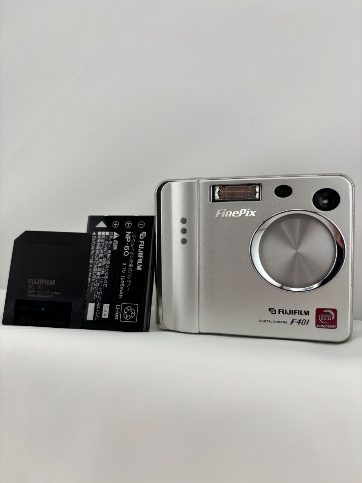 2237 [Good Condition, Operation Confirmed] FUJIFILM FinePix F410 Silver Fujifilm FinePix