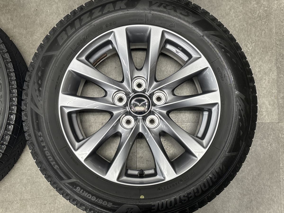 美品】マツダ MAZDA3 純正 16in 6.5J +45 PCD114.3 ブリヂストン 