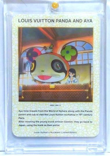ローダー入【美品】ルイ・ヴィトン ×村上隆コラボ PANDA AND AYA #009